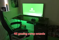 4K gaming setup console