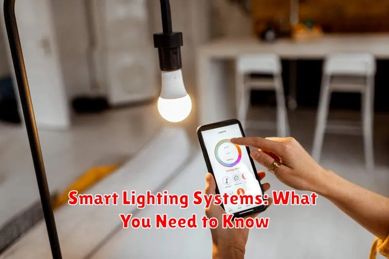 Smart Lighting Systems: What You Need to Know