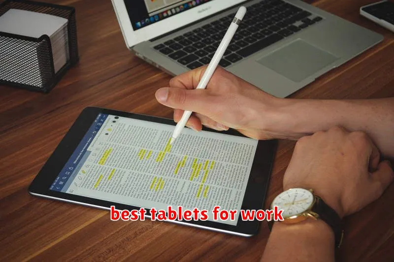 best tablets for work