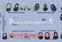 different headphones types