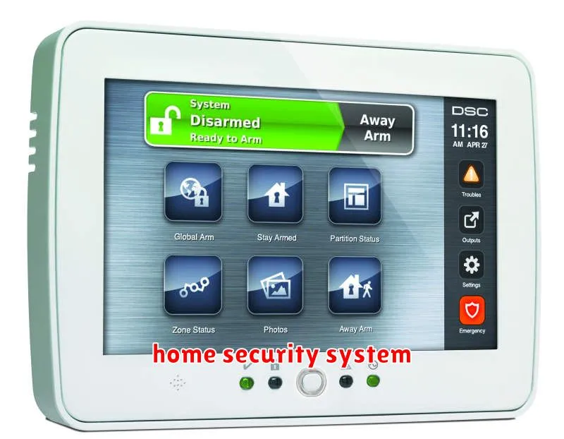 home security system