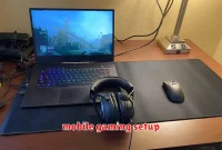 mobile gaming setup