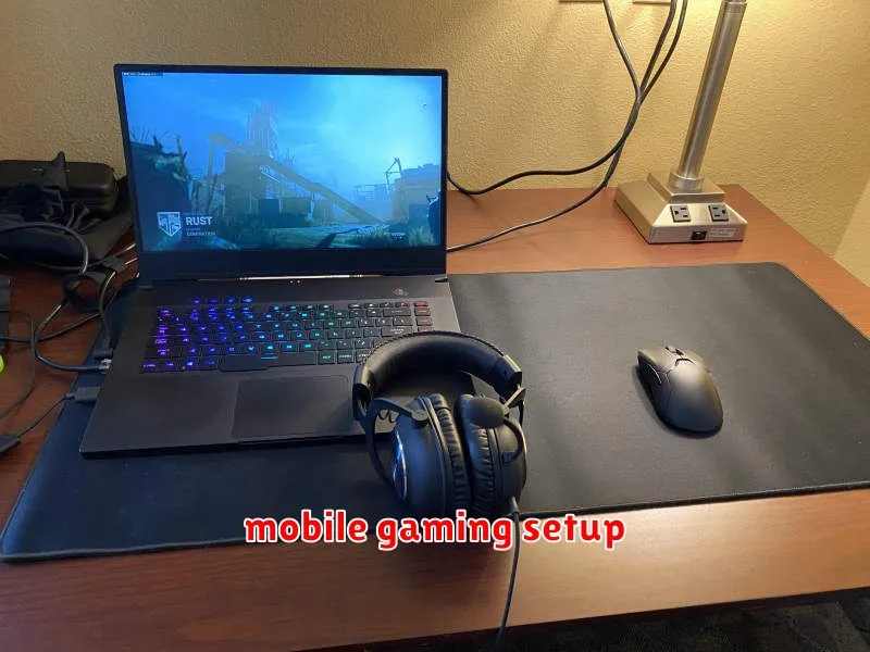 mobile gaming setup