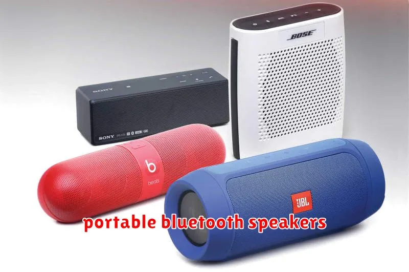 portable bluetooth speakers